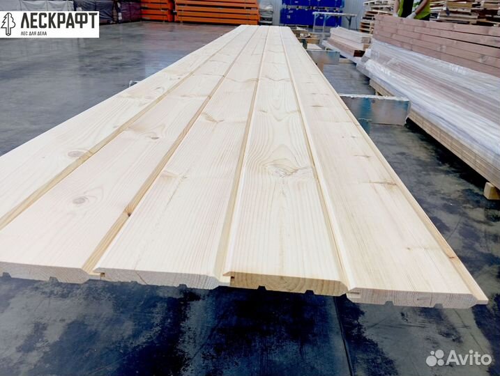 Имитация бруса 19*117*6000 сорт AB термо сосна