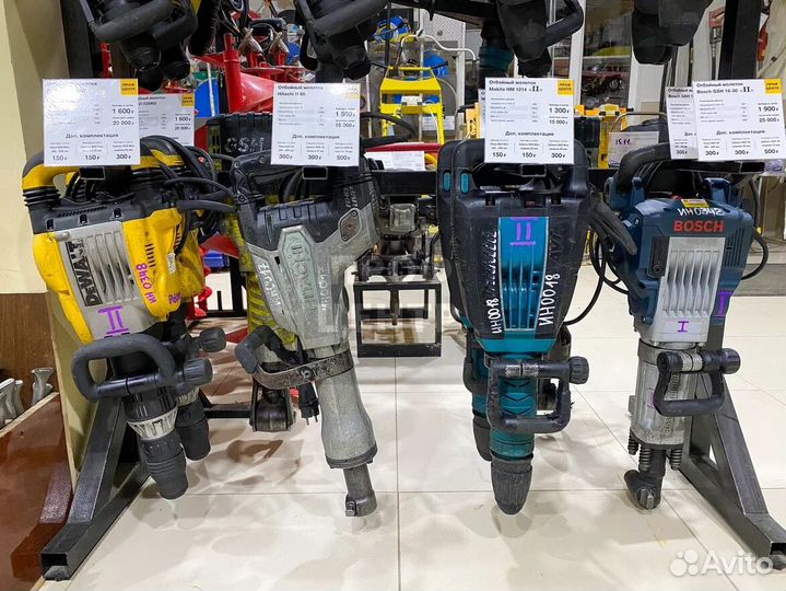 Аренда отбойного молотка. Прокат бетонолома