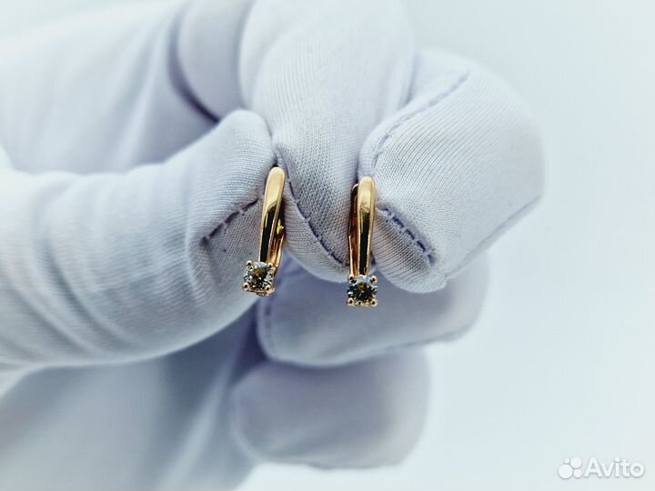 Золотые Серьги 585 пробы. Рассрочка