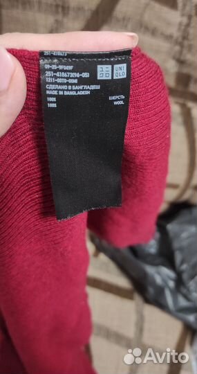 Водолазка женская uniqlo шерсть