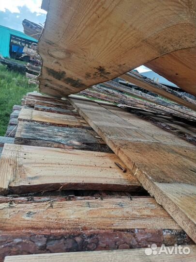 Доска заборная 2 метра необрезная