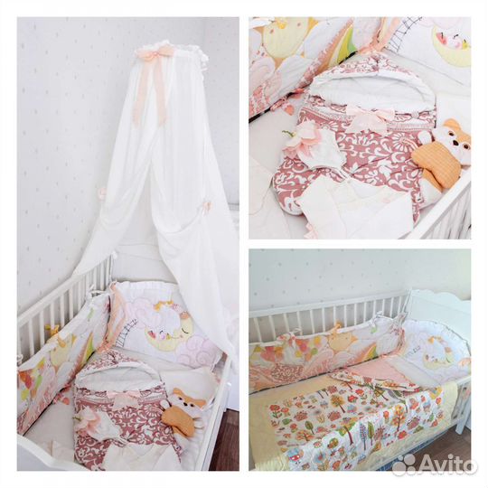 Комплект в детскую кроватку и на выписку