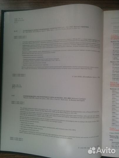 Памятные и инвестиционные монеты России 1921-2003