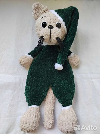 Игрушка комфортер котик в пижаме