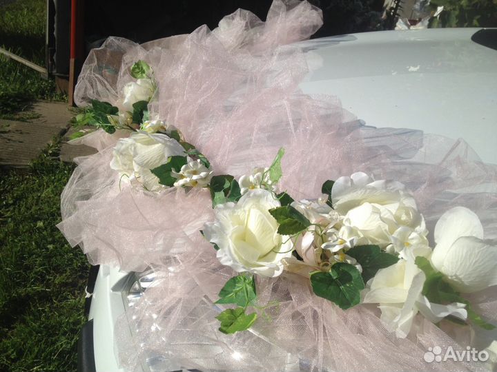 Украшение на свадебную машину-продажа(не прокат)