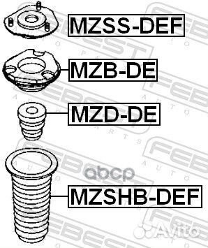 Пыльник амортизатора перед прав/лев mzshbdef