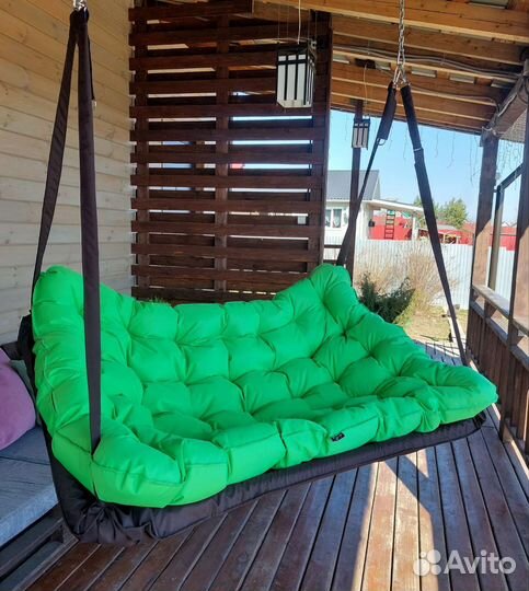 Садовые качели подвесные