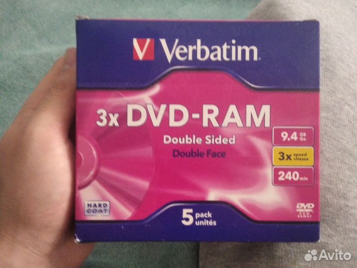 Диски dvd ram