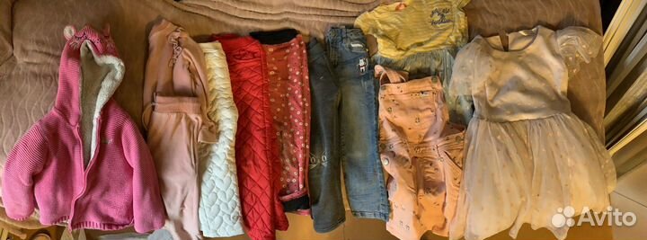 Детские вещи пакетом для девочки 110 116