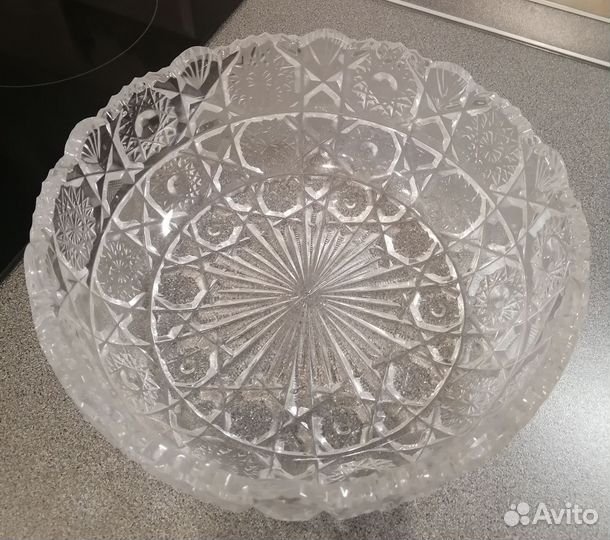 Салатник хрустальный
