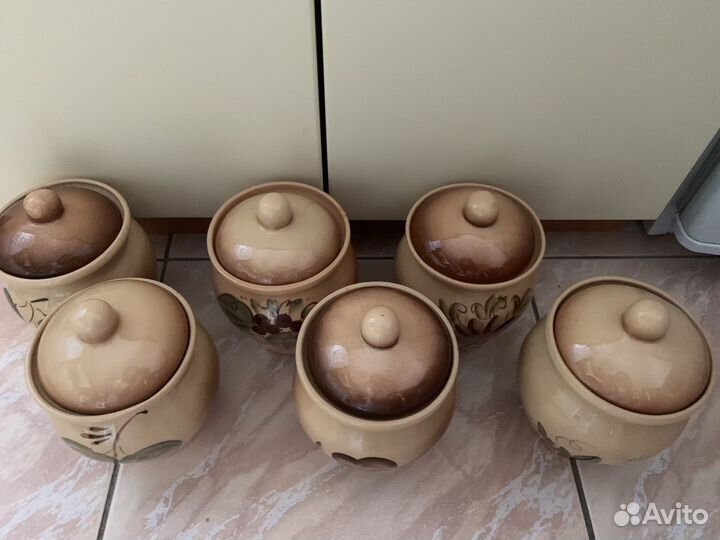 Горшок Горшочки для запекания Керамические