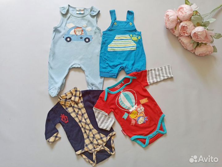 Детские вещи пакетом на мальчика 62 68