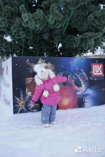 Зимний костюм для девочки 86 92