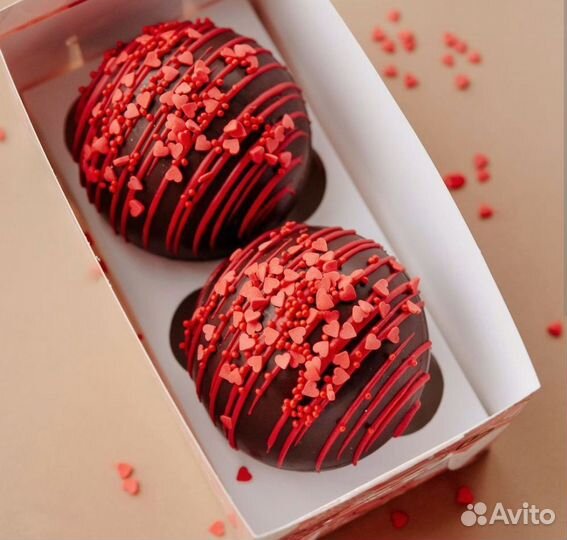 Чайные и шоколадные бомбочки, медианты из шоколада