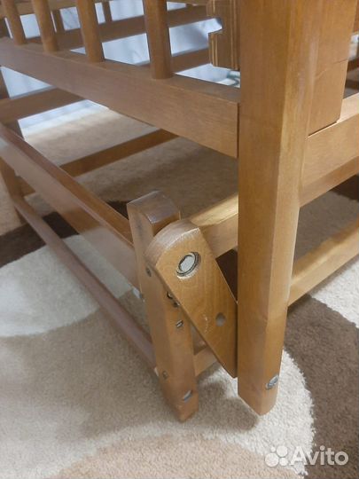 Детская кровать - маятник с матрасом