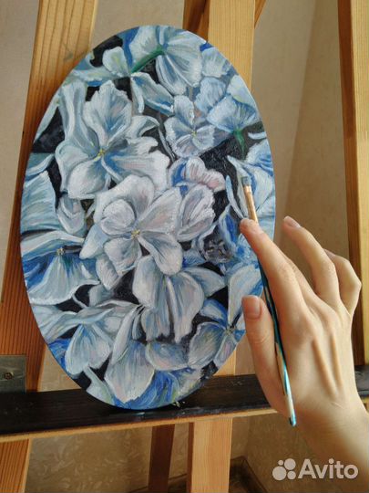 Картина маслом цветы 