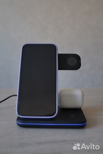 Беспроводная зарядка 3в1 iPhone