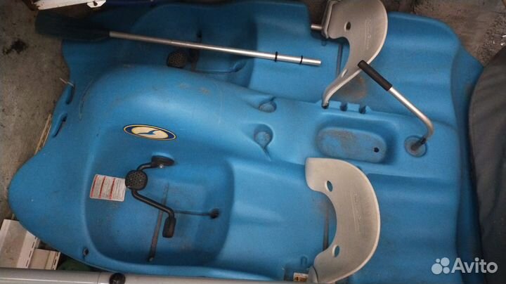 Водный велосипед катамаран