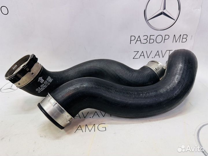 Патрубок интеркулера справа слева Mercedes OM642