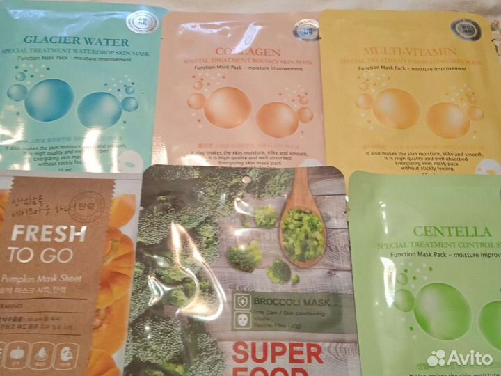 Косметические тканевые маски