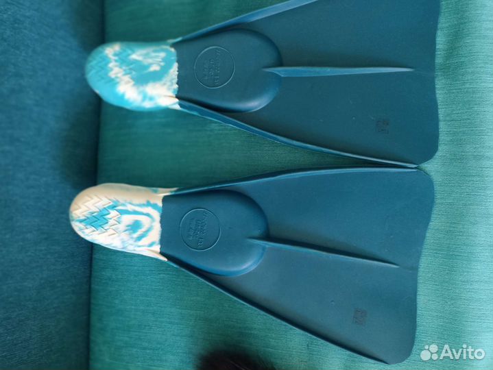 Резиновыйе ласты Золотая рыбка размер 205-215