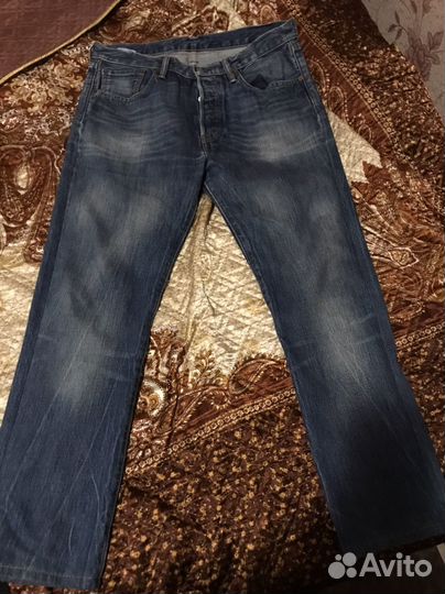 Мужские джинсы levis 501 w32 L30