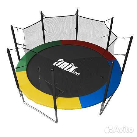 Батут unix line simple 12 ft color inside