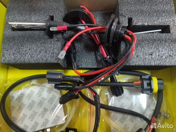 Комплект ксенона H1, H4 - 6000 К бело-голубой свет