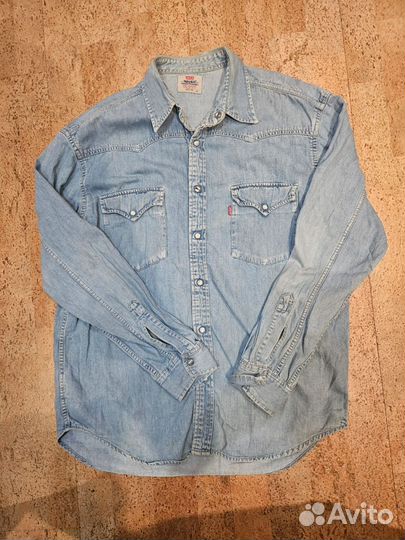 Джинсовая рубашка levis