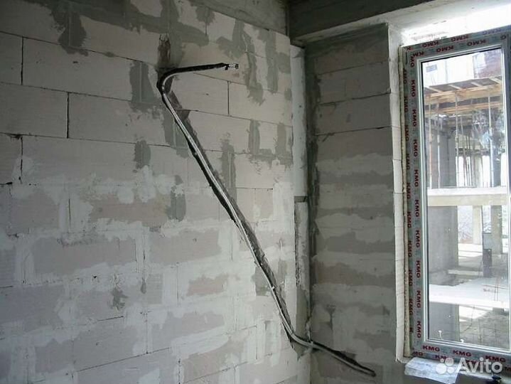 Закладка трасс под кондиционер,Монтаж, ремонт