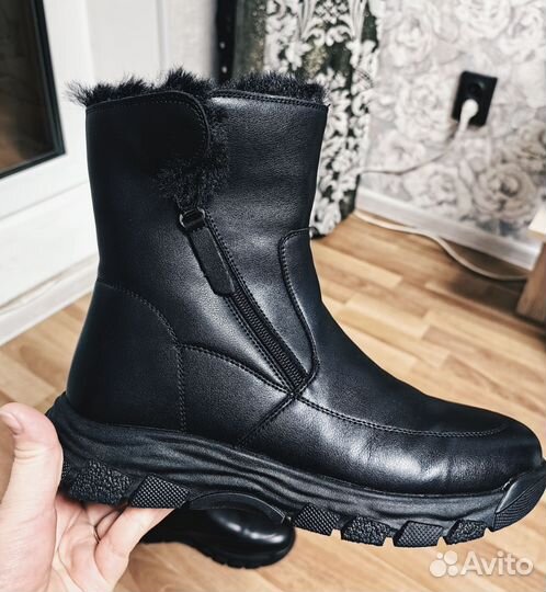 Сапоги зимние натуральные