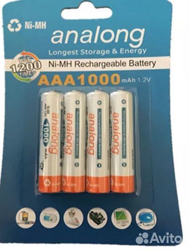 Аккумуляторная батареи AA и AAA