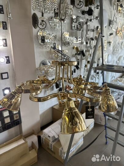 Люстра потолочная новая металл