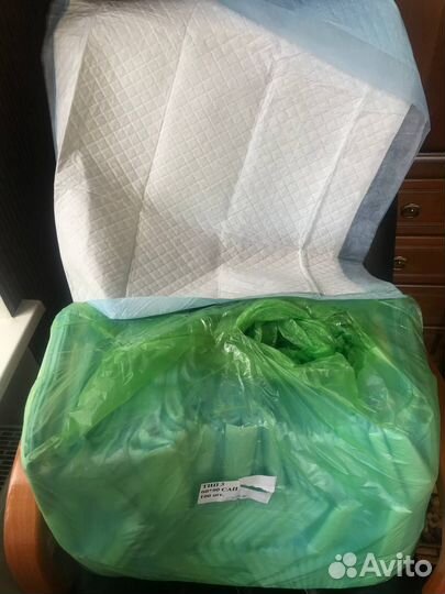 Пеленки одноразовые 60х90 100шт