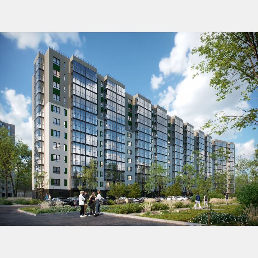 2-к. квартира, 52 м², 11/12 эт.