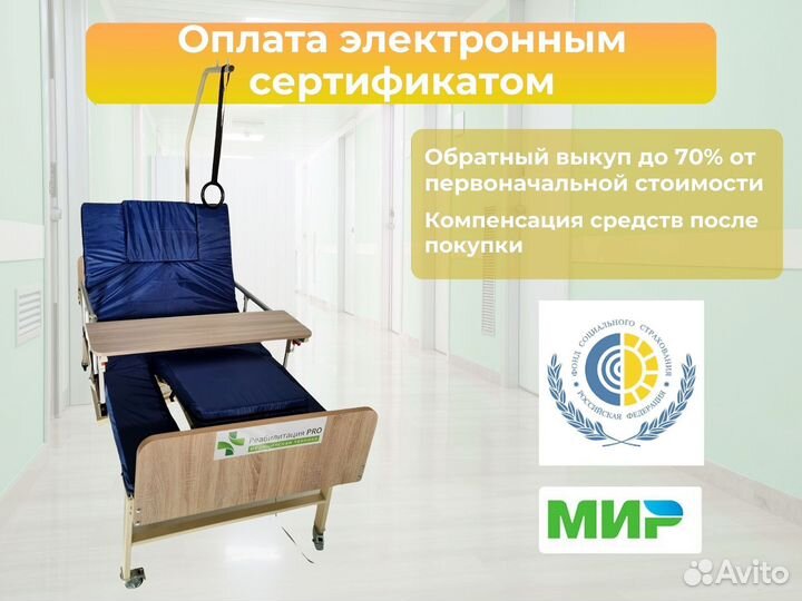 Кровать медицинская функциональная