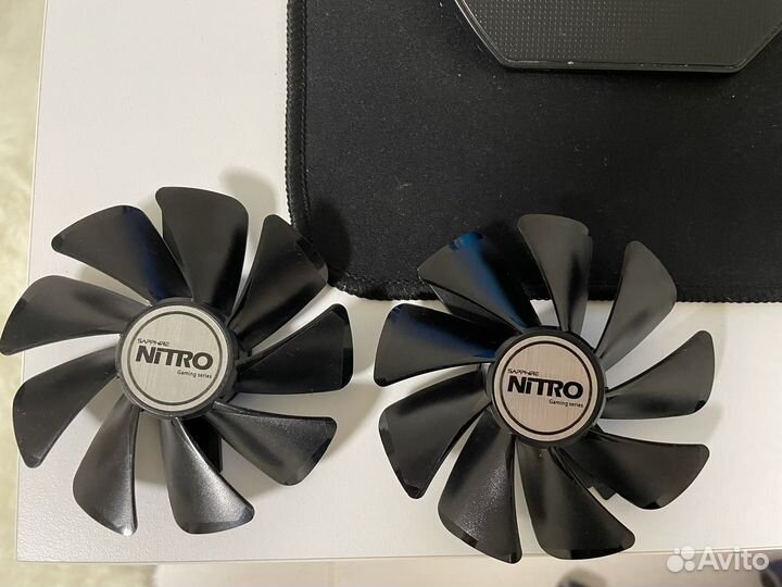 Вентиляторы видеокарты RX 580