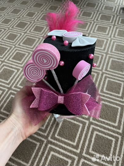 Ободок Шляпка Конфетка