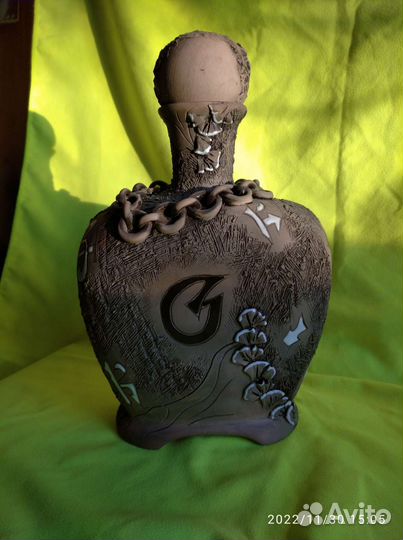 Бутылка керамическая