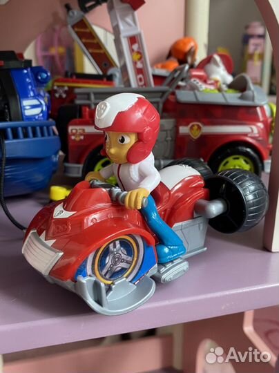 Щенячий патруль набор из 4 машин с героями