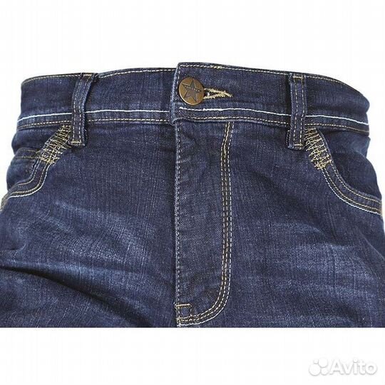 Harisson clyde Custom Casual Motorcycle Jeans Blue