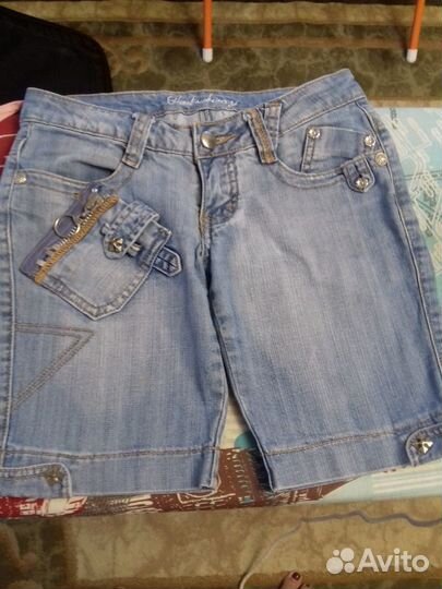 Шорты джинсовые