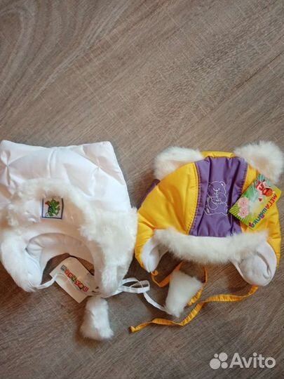 Шапка зимняя для девочки размер 46-48, новые