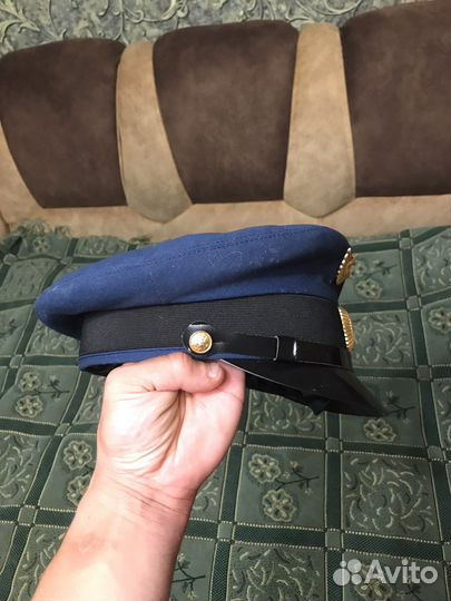 Фуражка офисная синяя 58 размера