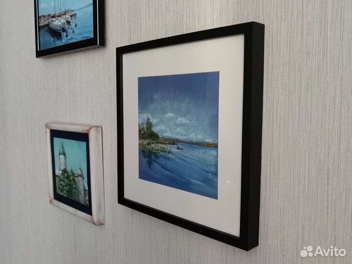 Картина пейзаж пастель