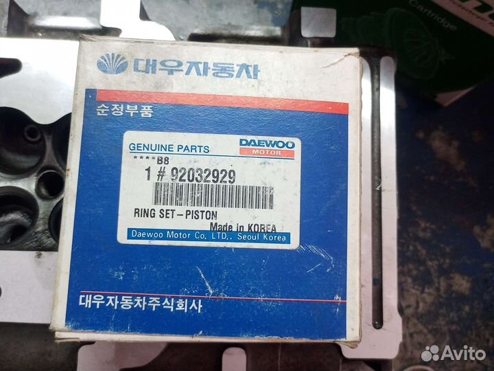 Поршневые кольца daewoo эспэро 2л