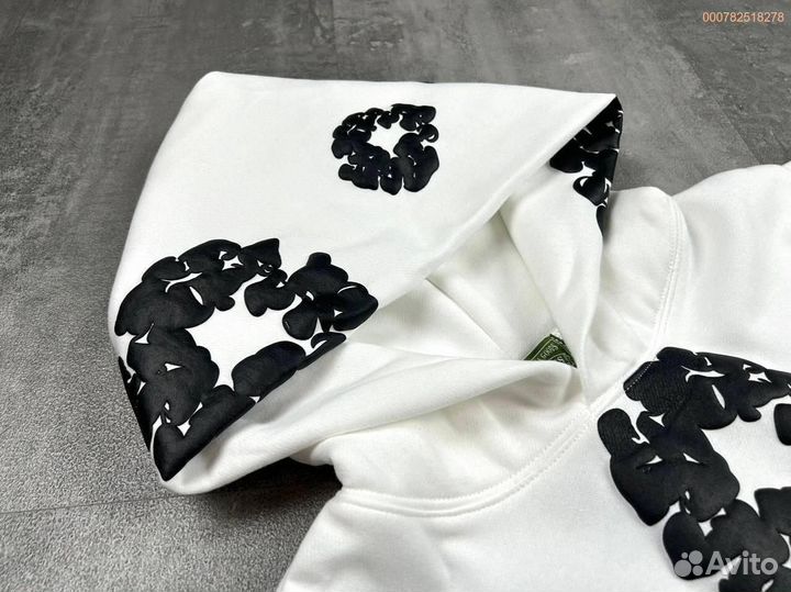 Худи Denim Tears белое новинка