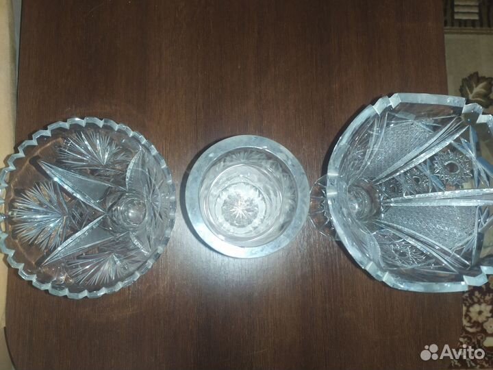 Хрустальные вазы (Богемия)