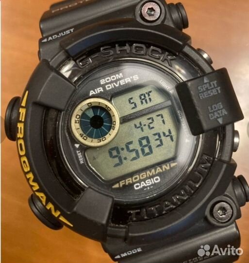 Часы casio g shock frogman DW-8200BM-1T