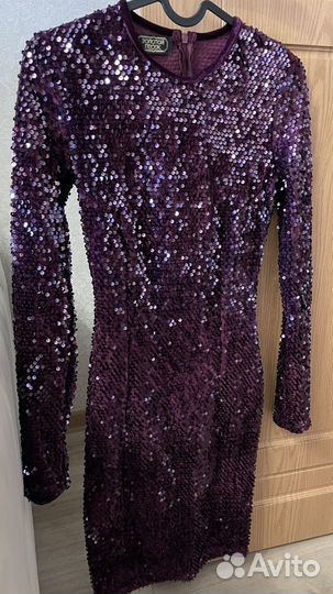 Платье с пайетками